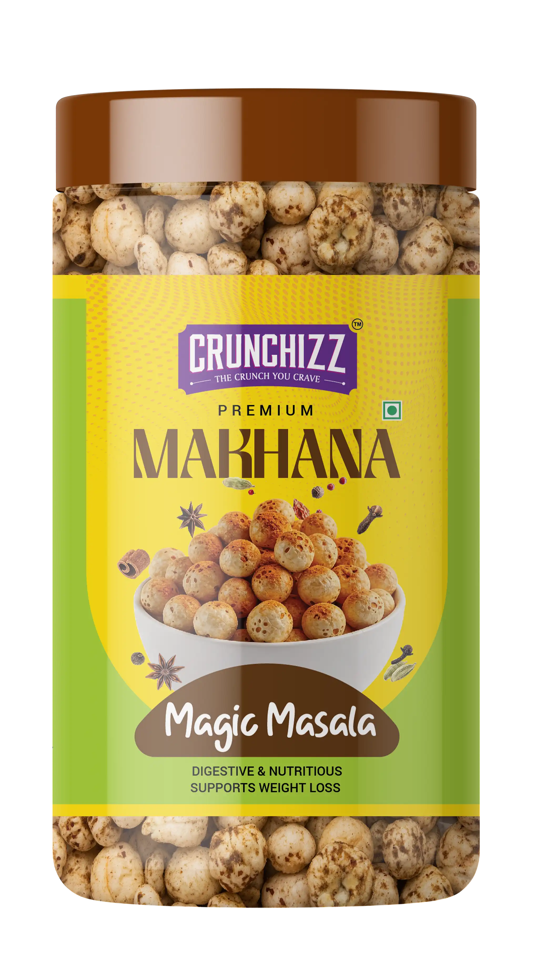 Premium Roasted Pure Makhana – Crunchizz